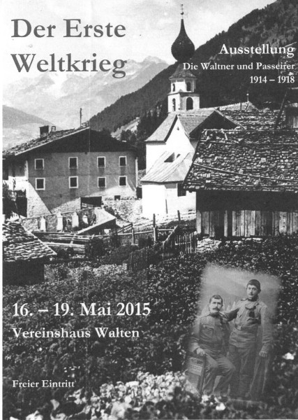 Ausstellung 100 Jahre 1Weltkrieg