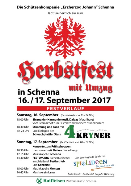 2017_Schenna_Flugblatt Schenna Herbstfest