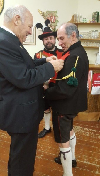 2018_Naturns_Andreas Hofer Verleihung Gapp Franz 50Jahre