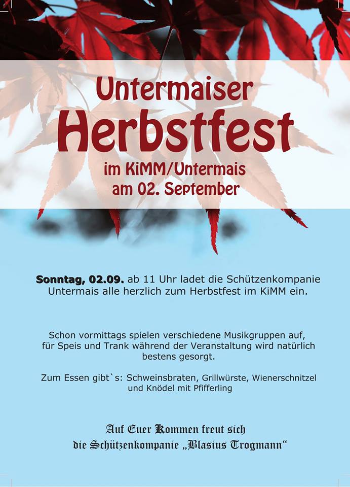 Herbstfest Untermais 2018