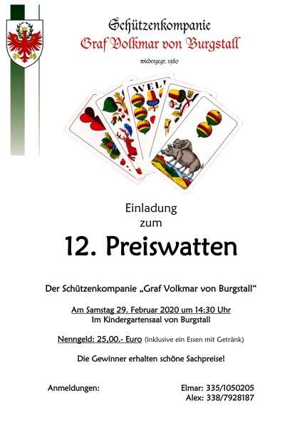 12.Preiswatten 2020 SK Burgstall