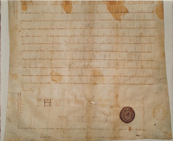 Schutz- und Freiheitsbrief Kaiser Ludwigs für die Kirche zu Säben 845