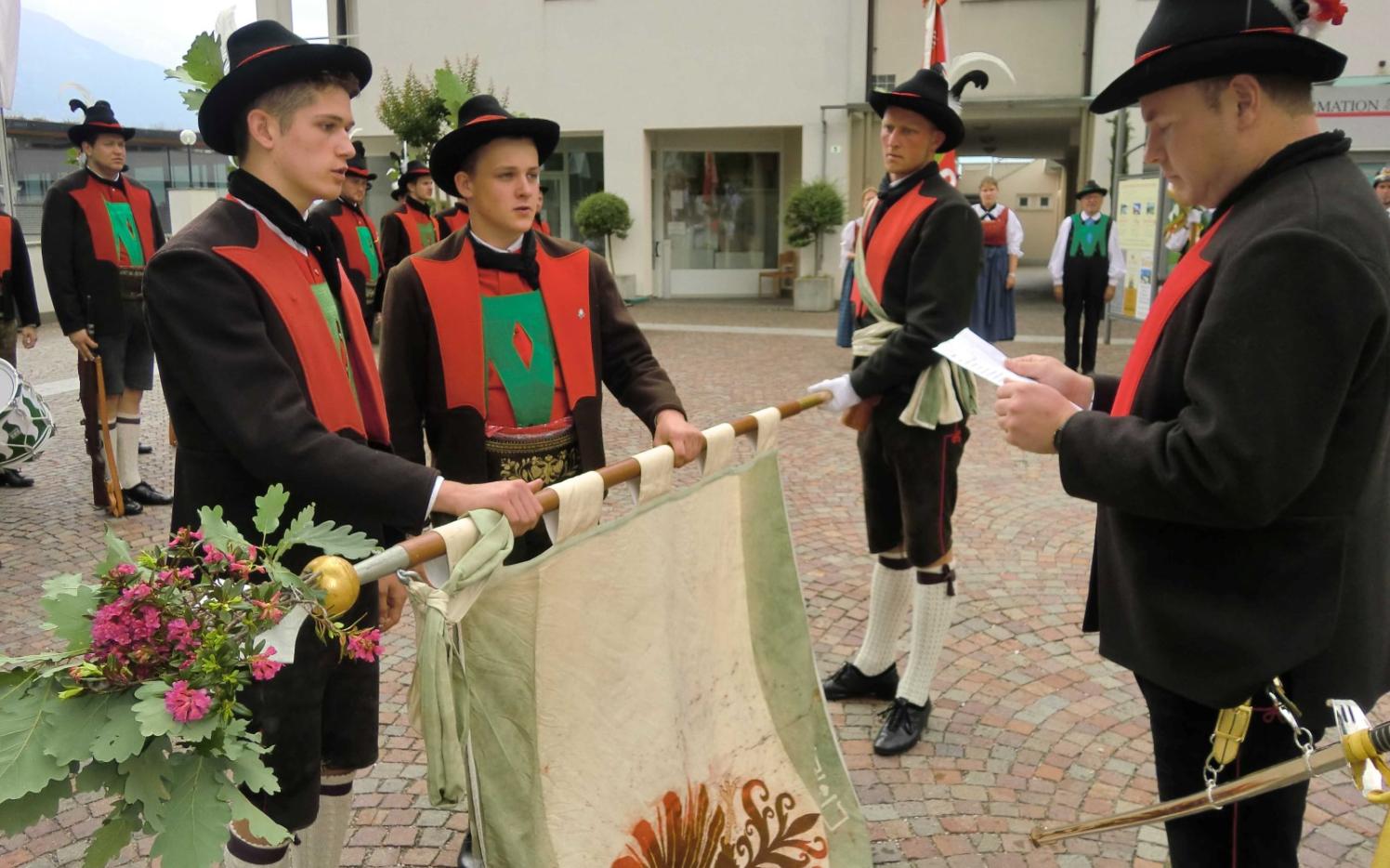 2015_Marling_Herz Jesu Prozession Berg Feuer (8) (Andere)