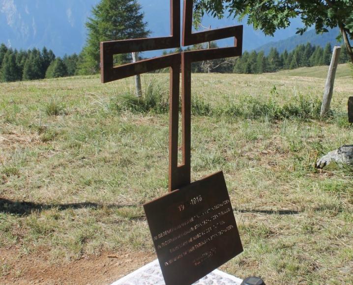 2015_Algund Malga Colo Süd Front Welsch Tirol_Gedenkkreuz Standschützen (2)