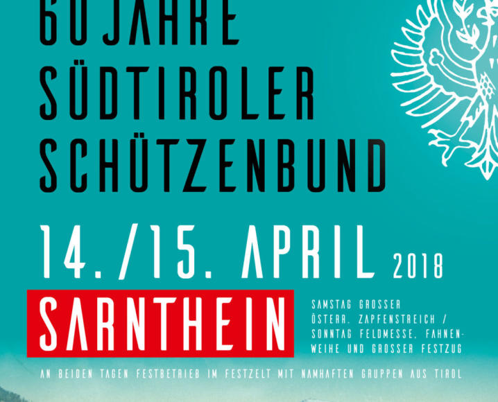 Einladung Landesfest 60 Jahre SSB in Sarnthein 2018